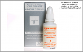 HELSINKI FORMULA [ H.F.] - <BR>SCALP CLEANSER lotion , 30ml